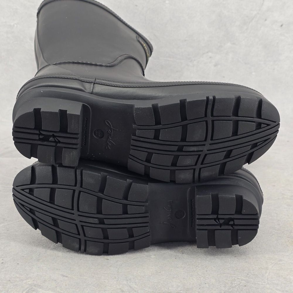 New Joules Rain Boots Mid Calf Rosalind Black‎ Boots Size US: 5 UK: 3 - Picture 10 of 14
